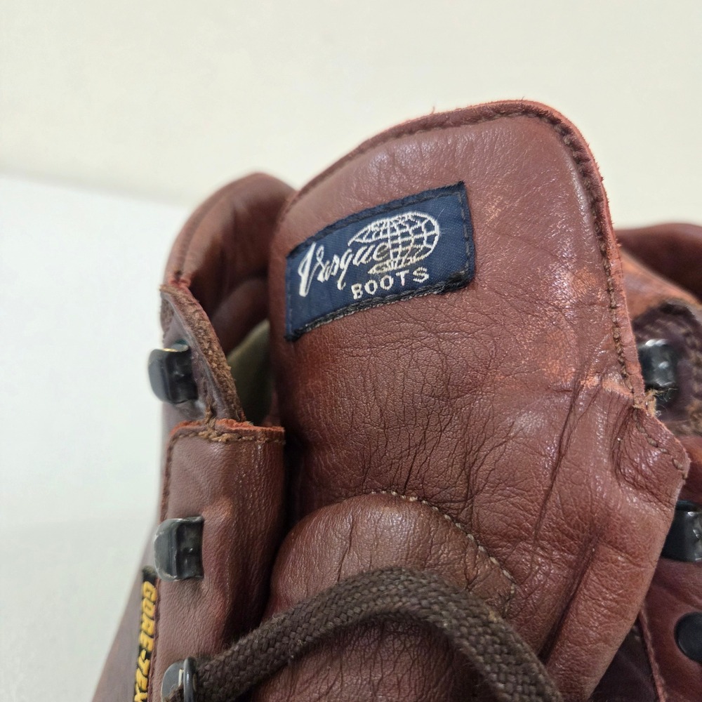 Vasque 7935 Gore-Tex Brown Leather Hiking Boots Mens 11 M Distressed Waterproof - Picture 3 of 7